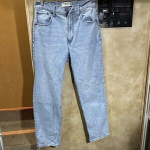Abercrombie & Fitch Men's Sky Blue Straight Jeans